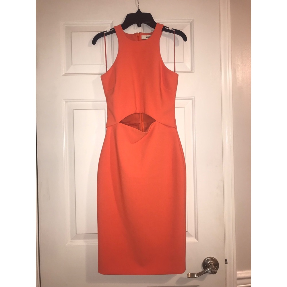 Likely Dress in Coral. Size- 0